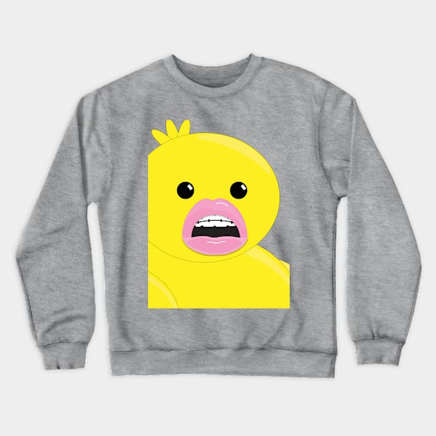 Wired Duck Close Crewneck Sweatshirt by wiredshutpodcast